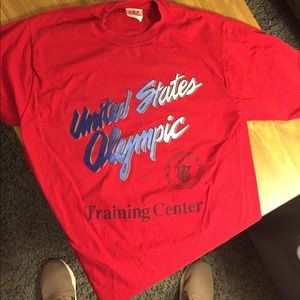 Vintage USA Olympic training tee